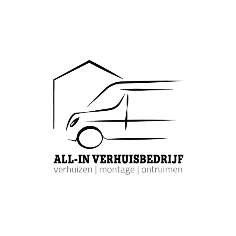 All In Verhuisbedrijf Logo - White Background