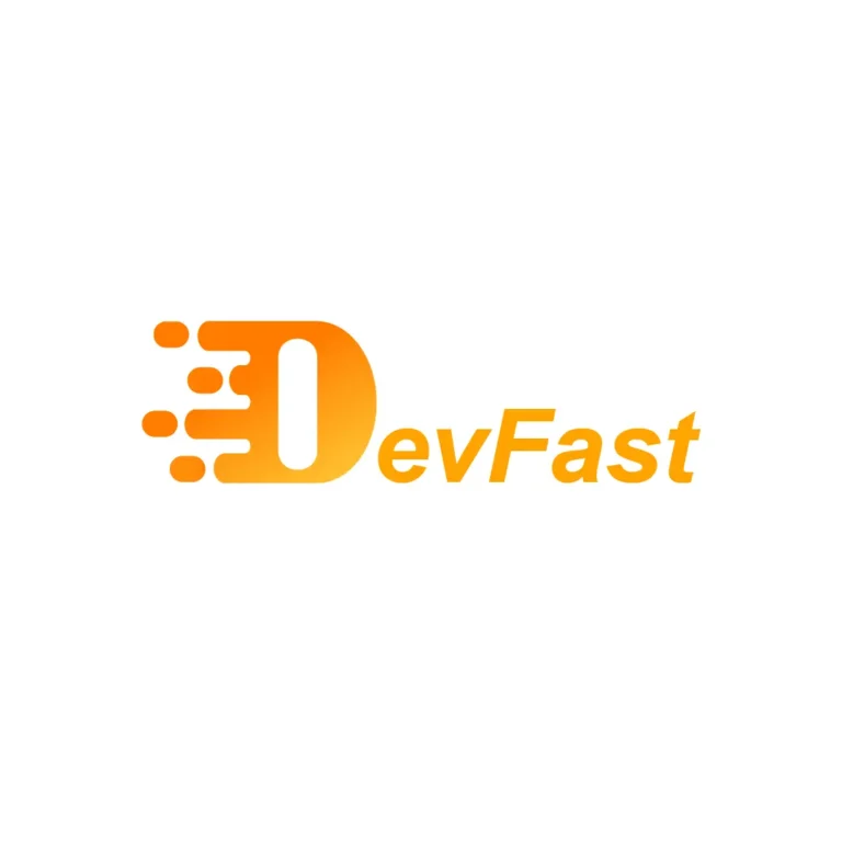 DevFast Logo - White Background