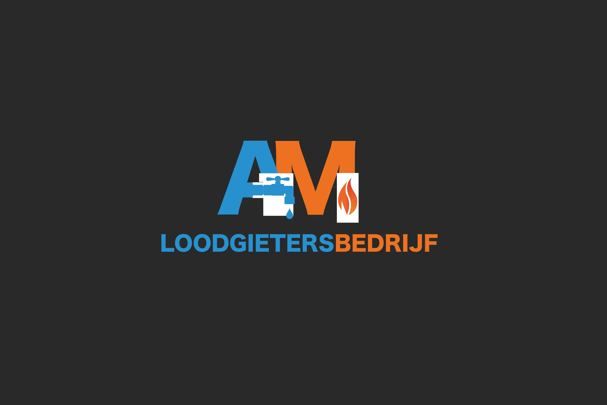 Loodgietersbedrijf AM Logo - Voor